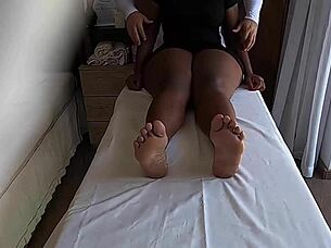 wife sneaks tantric massage and fucks stranger?