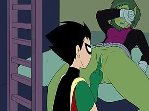 Kitten Cheats with Starfire in Rough Anal Beast Girl Play in 18Titans Chapter 3