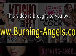 Emo goth whore deepthroats and gets facial in group threesome with tattoos