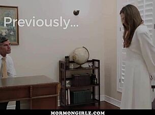 innocent teen 18+ gets introduced to lesbian sex with redhead