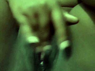 want to see my naughty friend masturbating her shaved pussy?