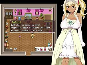 melty quest prologo, an asian anime game with hentai elements.