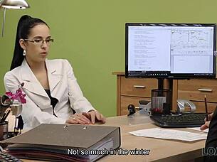 loan4k teen sells pussy to boss for cash on hidden cam