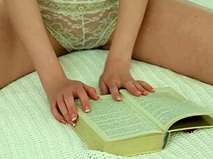 Admirable Blonde Milana Fox Takes Hard Blowjob and Shaved Pussy Pounding. Bent Over for More!