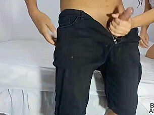 My stepsister with big ass loves my cock, makes me cum 4 times 😍