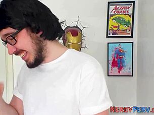 yorkshire guy tricked into first blowjob by goth