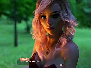 I help hotties in anime game adventure