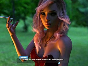 I help hotties in anime game adventure