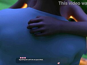 I help hotties in anime game adventure