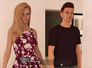 I help hotties in anime game adventure