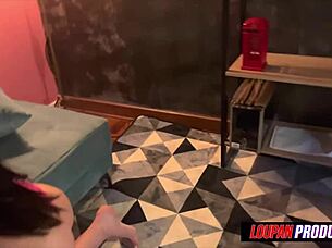 Luiza Marcato On All Fours Giving Ass And Taking Cum In Mouth Lp Produções