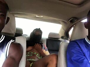 emris53 harveyxbush and itxprincess ride roller coaster while she fingers her shaved pussy and strokes her tits