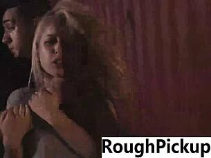 Rough encounter with attractive woman after pickup