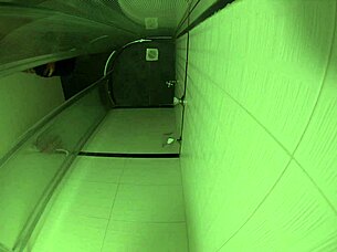 I take a relaxing shower with african amateurs