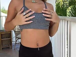 Nice day to masturbate on the balcony luna luxe. 😊