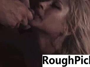 Rough encounter with attractive woman after pickup