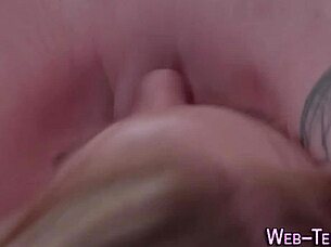 Lesbian Babe Fingers In Stockings!