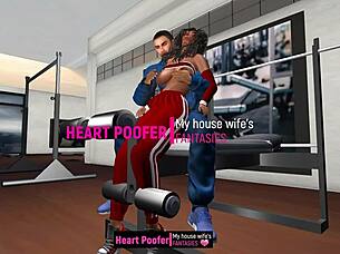 Groped on the inclined bench!