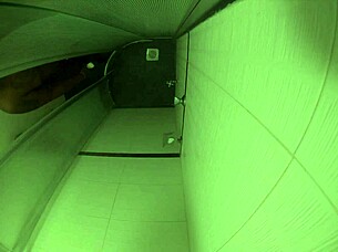 I take a relaxing shower with african amateurs