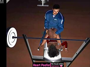 Groped on the inclined bench!