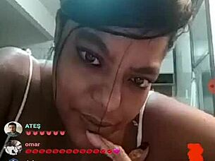 brazilian bbw teases with big tits on webcam – part 3