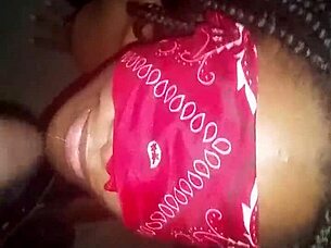 Ebony helps me out for some cash in the closet