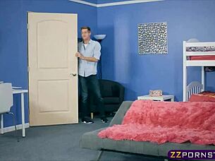 Busty Asian girl gets drilled by roommate's boyfriend