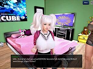 Mythic Manor - Horny Roommate Masturbates Big Tits In Pool