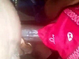 Ebony helps me out for some cash in the closet