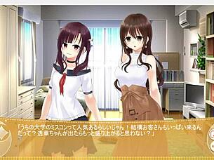 Christhea's magical exhibitionism as a college girl in part 6 😏📚