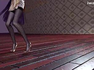 raiden mei in stockings and garter belt, wanna spank that?