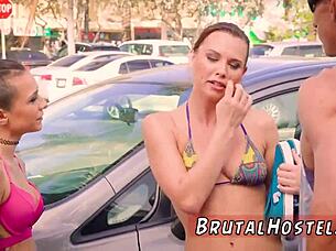 Aidra Fox and Kharlie Stone in extreme bondage squirting