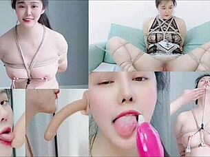 Enjoy Painful Punishment! Rough Rope Bondage, Naked Deepthroat, Forced Orgasms!