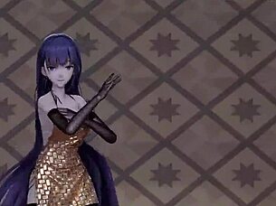 raiden mei in stockings and garter belt, wanna spank that?