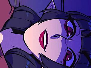 vampire girl sucks cum in hentai anime story