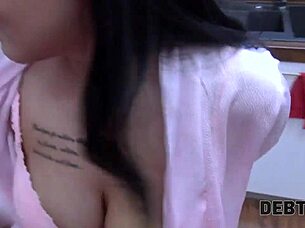 student girl PAYS RENT with BLOWJOB and SEX