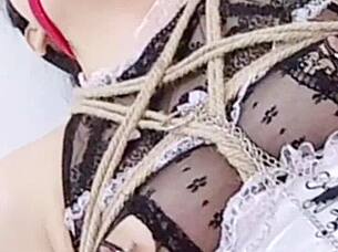 Enjoy Painful Punishment! Rough Rope Bondage, Naked Deepthroat, Forced Orgasms!