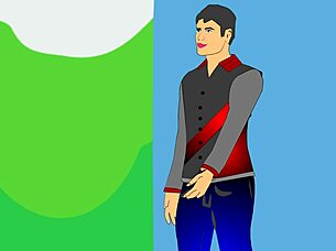 Lonely housewife seeks company in cartoon porn