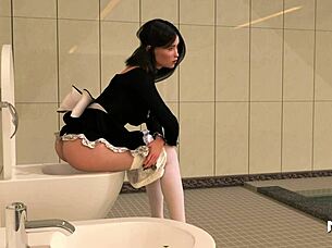 Fashion business anime with peeing fetish episode 44