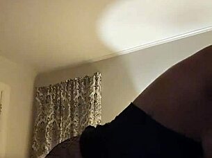 Danielle roy rides cody roy's dick in fishnet