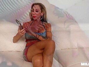 Hardcore action with mature beauty Morgan Ray