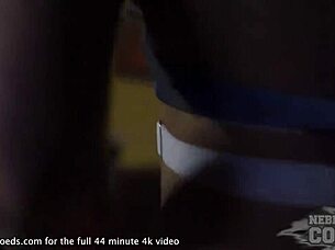 Late Night Summer Party: Lucia And Rebeka Ruby Peeing And Sucking Dick In Double Blowjob Fun!