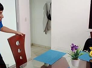 Convincing Stepsister To Suck Until Cum In Small Mouth