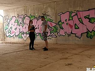 she goes for a run and i join her in the outdoor activity