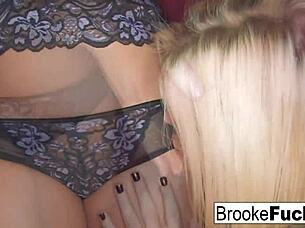 Brooke Brand Passionately Fucks Aurora in Emotional Lesbian Scene