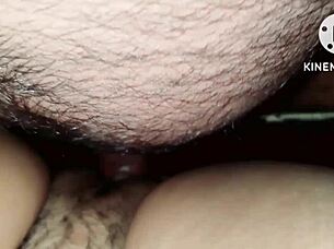 intense session in doggystyle position with girlfriend