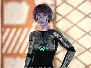 check out this 3d hentai where a curvy mature anime babe sucks a huge big cock in tales from the unending void 159