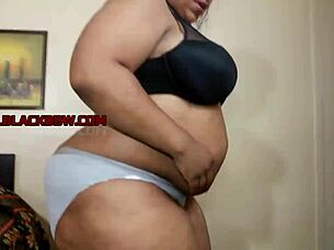 Big BUTT MILF Ms Jackson SHAKES her FAT ASS in this EBONY BBW scene