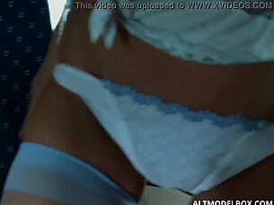 Stunning hostesses playing together in boing 777