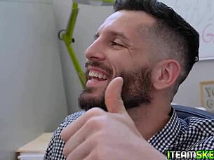 Lena Paul Takes Hard Pounding from Behind in Heels. Her Big Tits and Ass Bounce Wildly in Stockings.